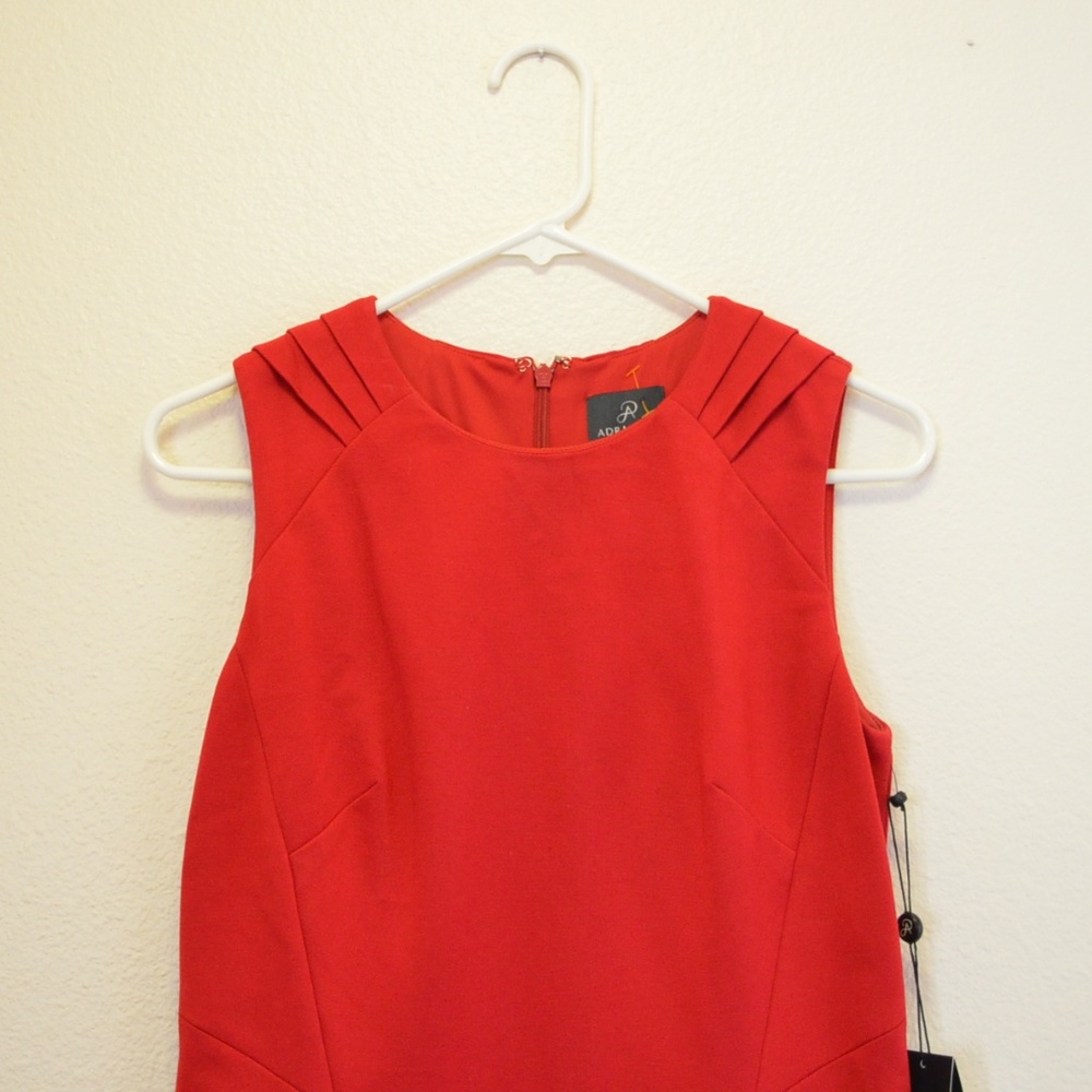 Adrianna Papell – Red Sleeveless Dress - Picture 2 of 6